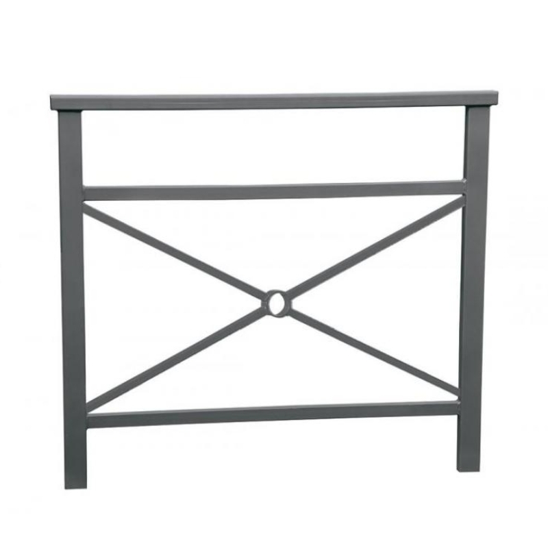 Valla urbana de seguridad L1000 mm gris antracita con cruz Valla urbana de seguridad L1000 mm gris antracita con cruz