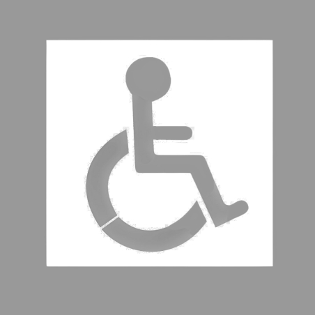 Vista frontal de la plantilla de discapacitados.