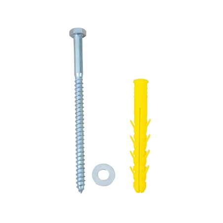 Tornillo tirafondo de L120 mm para reductores de velocidad, separador de carril, baliza de señalización
