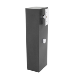 Vista frontal de la barrera retráctil automática de 3.5 a 6 metros