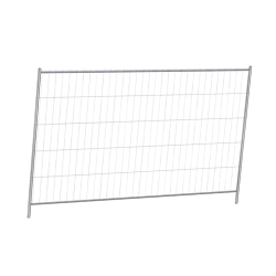 Vista general de la valla móvil de obra 3.5 x 2 m