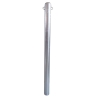 Bolardo acero galvanizado para cadenas Alt.1200 mm x Diám. 76 mm vista general