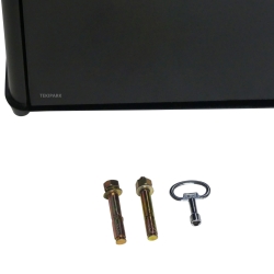 Vista de las herramientas de la papelera urbana LISA 60 L