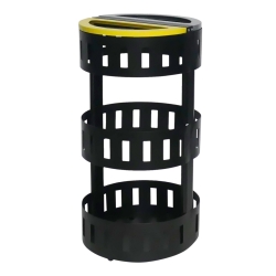 Vista general de la papelera de seguridad para reciclaje selectivo