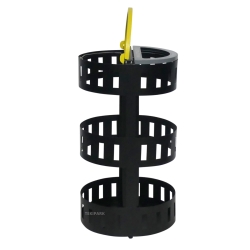 Vista de la papelera de seguridad para reciclaje selectivo