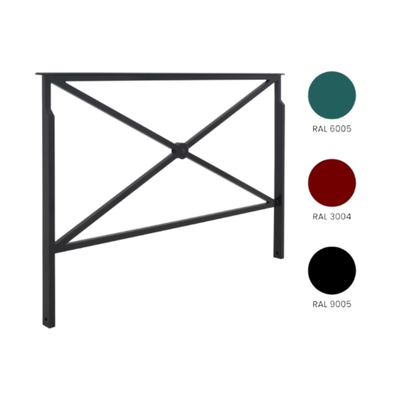 Vista principal frontal - Valla urbana Cruz de San Andrés OLIA L1640 mm