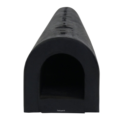 Zoom frontal - Tope  de caucho para muelle 2000 x 150 x 150 mm