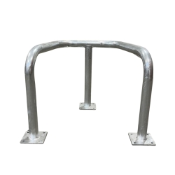 Vista trasera del estribo de protección 600 mm