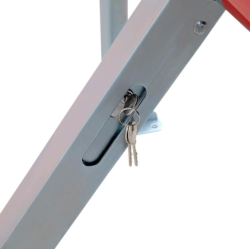 Zoom llave - Cepo de parking abatible de acero