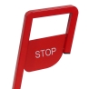 Zoom asa STOP - Calzo para rueda con panel de STOP - 850 x 600 x 400mm
