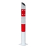 Poste de protección rojo y blanco con LED - Tekipark