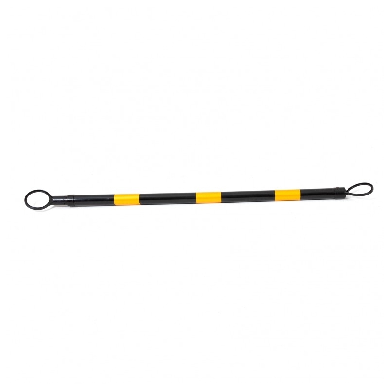 Barrera extensible amarilla y negra para conos | Tekipark