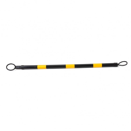 Barrera extensible amarilla y negra para conos | Tekipark