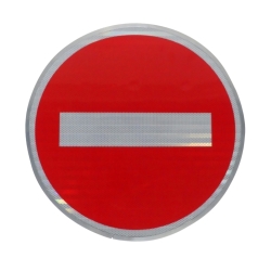 Señal de entrada prohibida de aluminio | Tekipark