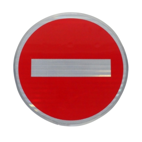 Señal de entrada prohibida de aluminio | Tekipark
