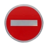 Señal de entrada prohibida de aluminio | Tekipark