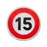 Portada - Señal de limitación de velocidad a 15 km