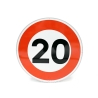 Portada - Señal de limitación de velocidad a 20 km