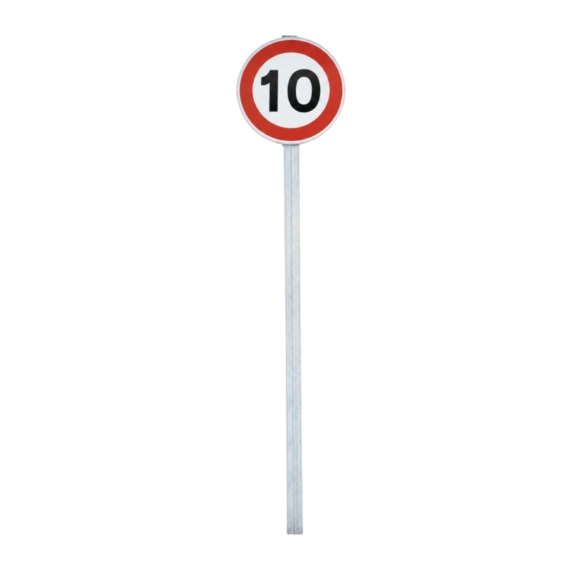 Kit señal de velocidad con poste 10, 15 o 20 km/h | Tekipark