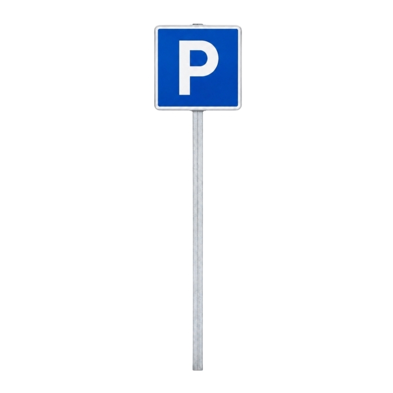 Kit de señal de parking con poste | Tekipark