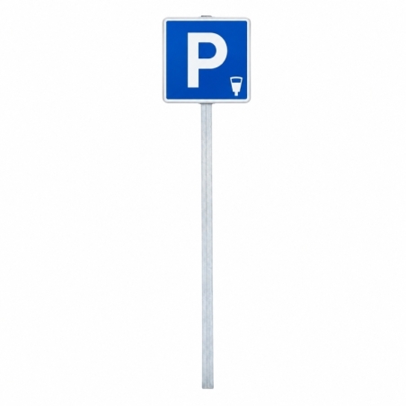Kit señal de parking de pago con poste | Tekipark
