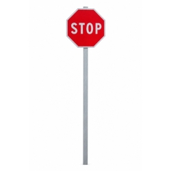 Kit señal STOP de 600 mm con poste | Tekipark