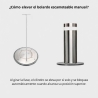 Bolardos retráctiles semi-automáticos INOX - Tekipark
