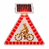 Señal luminosa ciclistas LED solar Clase 2 | Tekipark